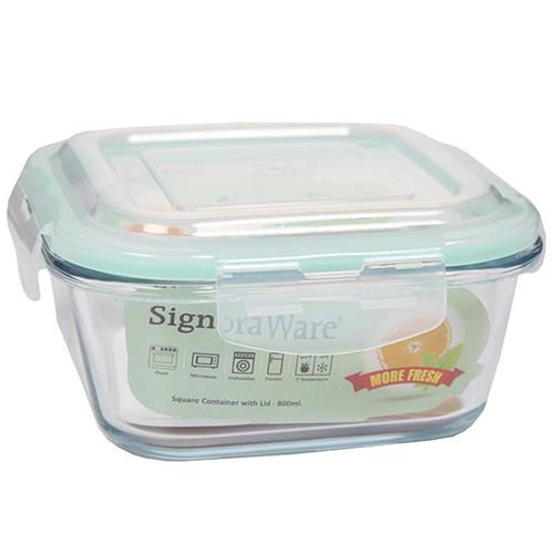 SIGNORAWARE LOCK GLASS CONT.800ML